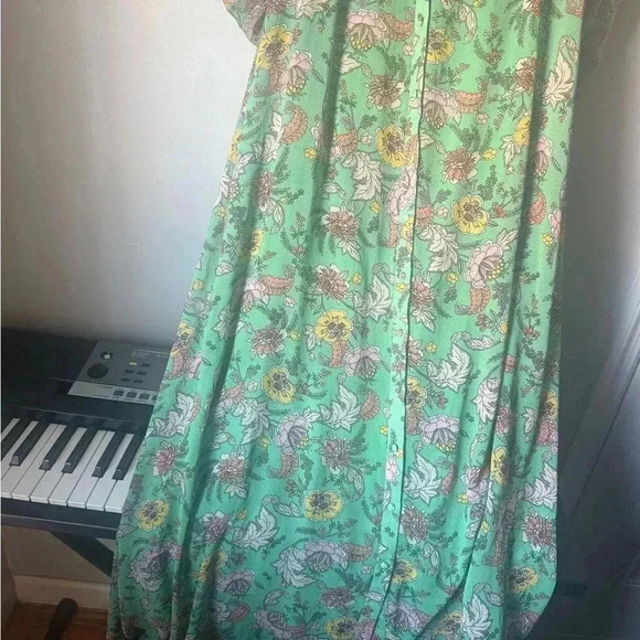 Free People Green Floral Maxi Dress - Picture 6 of 11